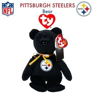 Ty Beanie Babies PITTSBURGH STEELERS Bear RETIRED